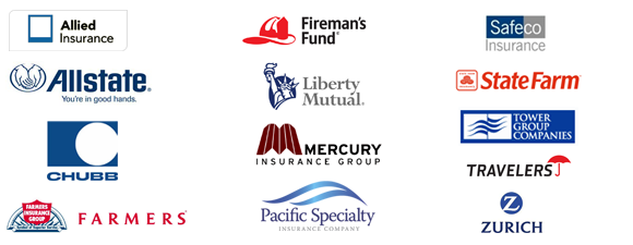 Logos of Insurance Companies We've Worked with
